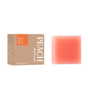 Peach Intimate Cleansing Soap Bar with Hyaluronic Acid